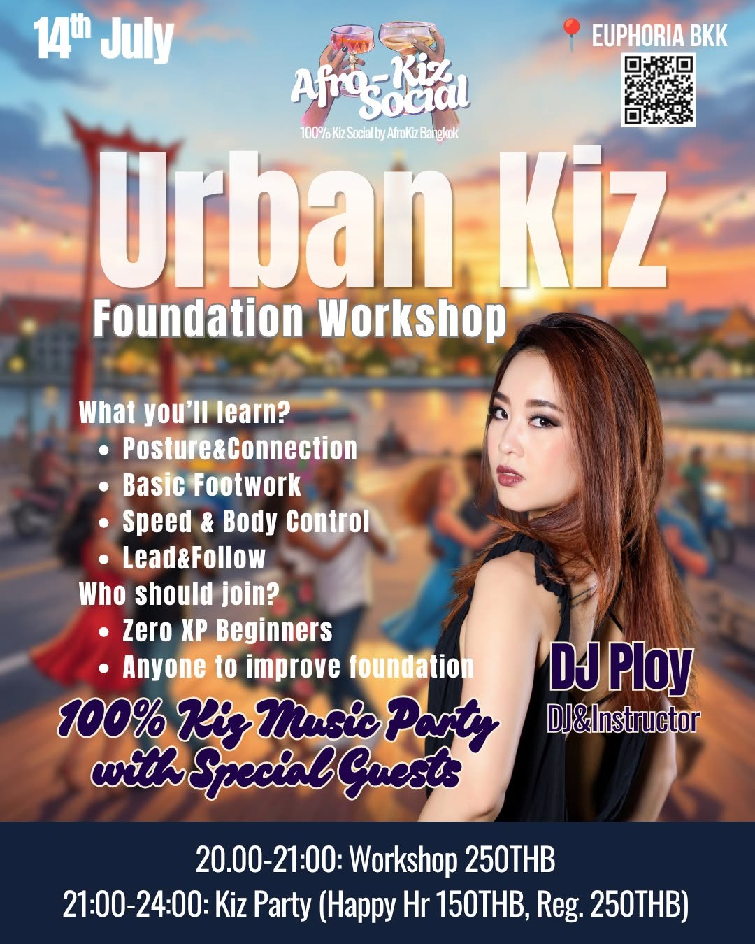 AfroKiz Social Urban Kiz Foundation Workshop