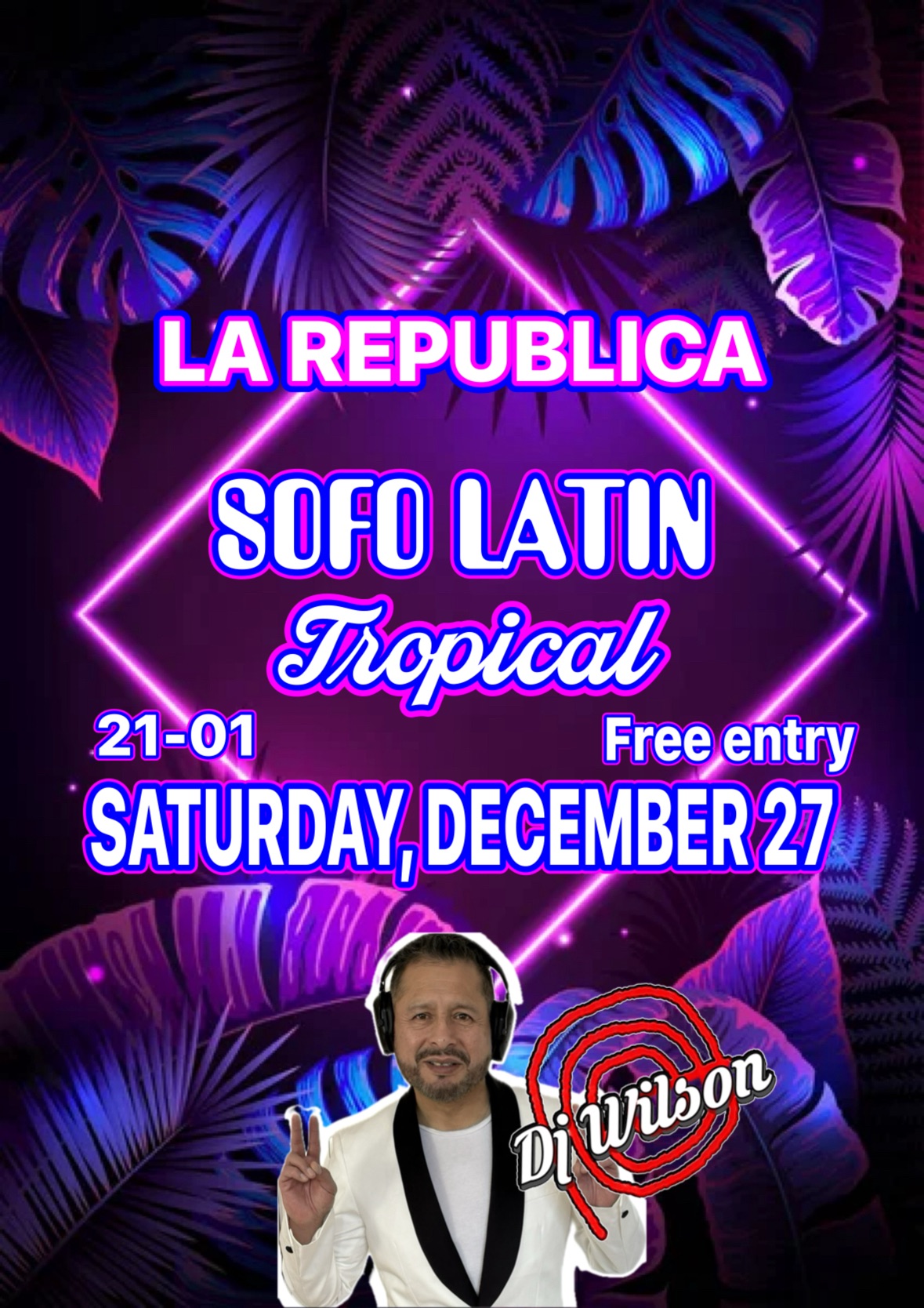 Sofo Latin Tropical after Christmas!