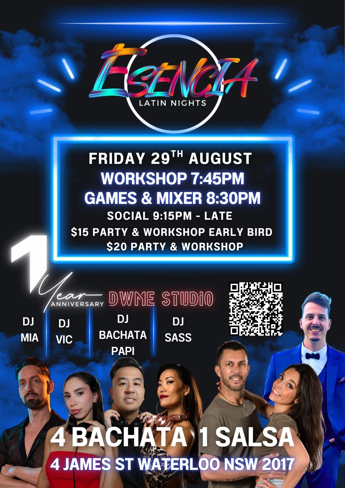 π΄β¨ Esencia Latin Nights DWME STUDIO 1 Year Anniversary! β¨ποΈ