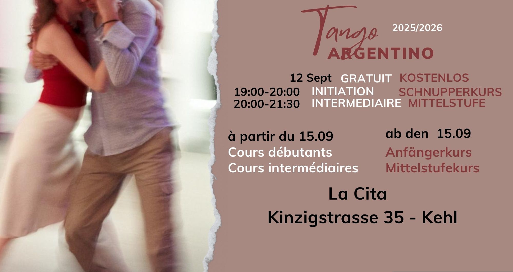 Initiation Gratuite au Tango Argentin