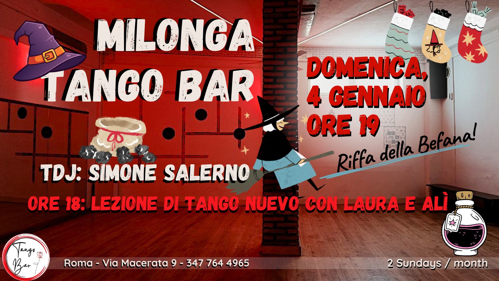 MILONGA TANGO BAR - TDj Simone - Riffa della Befana