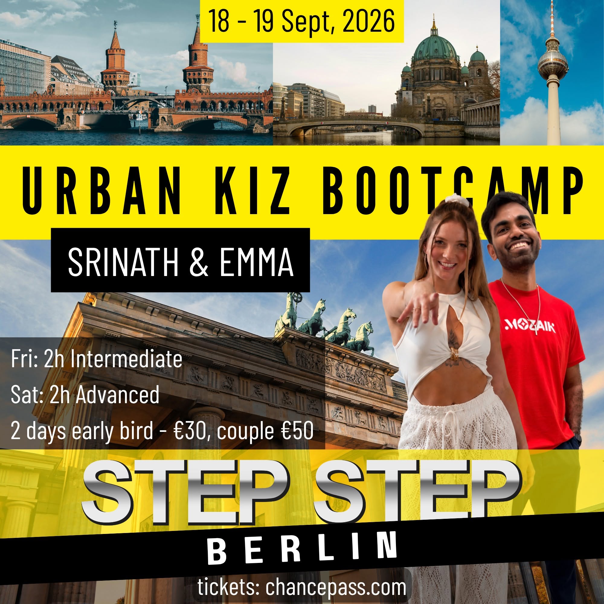 URBAN KIZ BOOTCAMP, BERLIN - Srinath & Emma