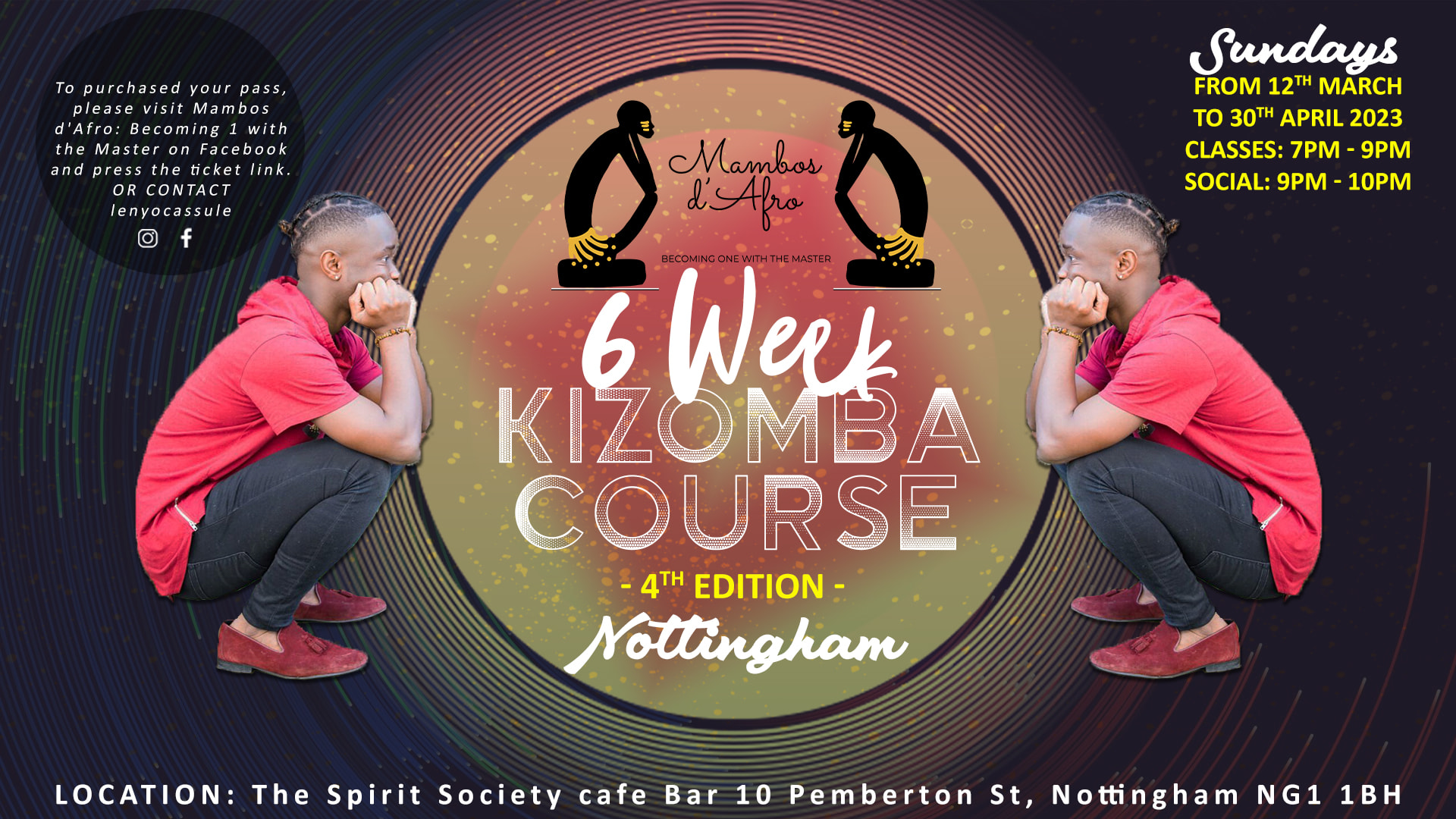 Mambos d'Afro presents: Becoming 1 with the Master, 6 Weeks Kizomba Course Level 1 - 4th Edition