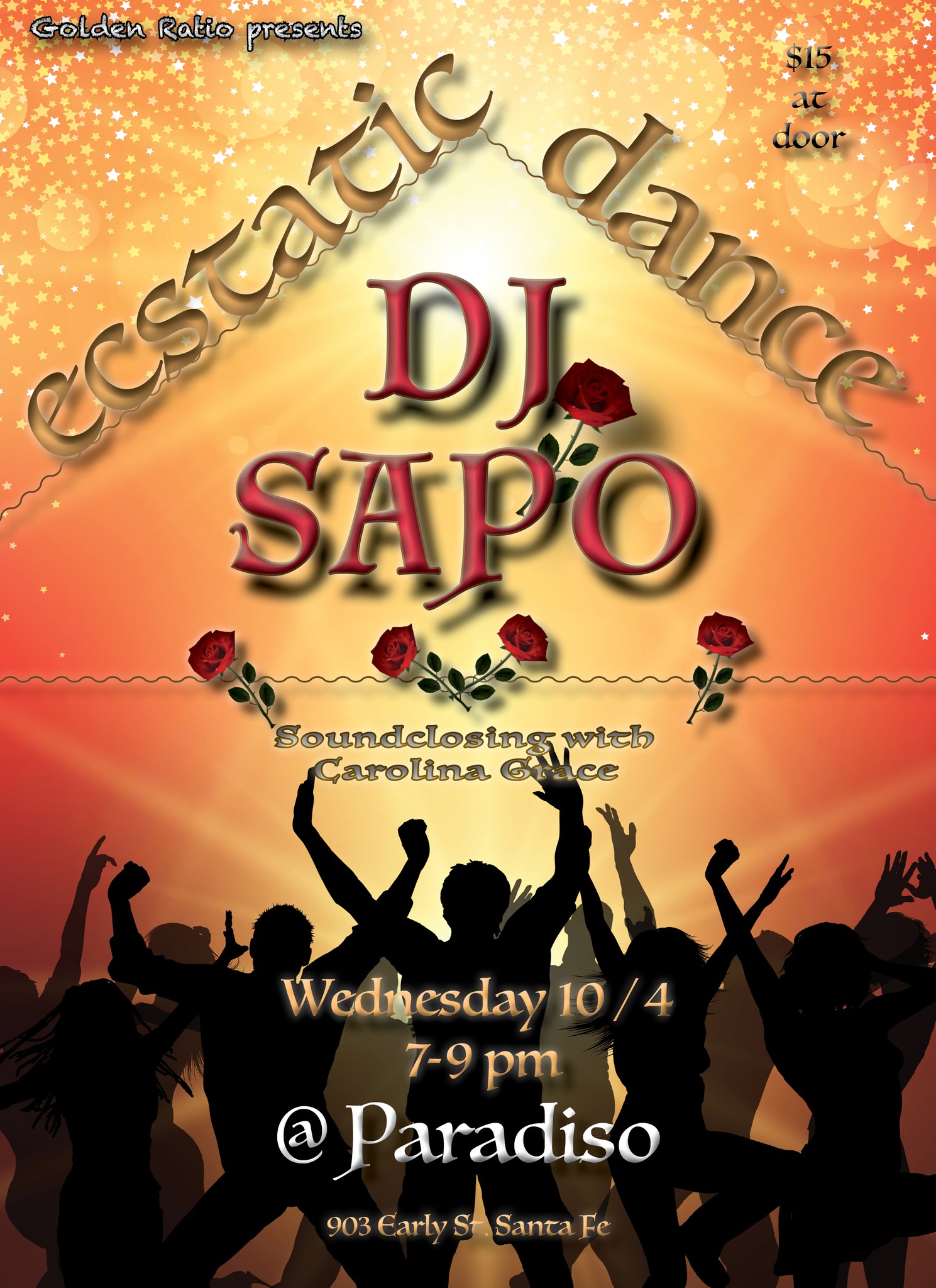 Ecstatic Dance featuring DJ Sapo and Carolina Grace