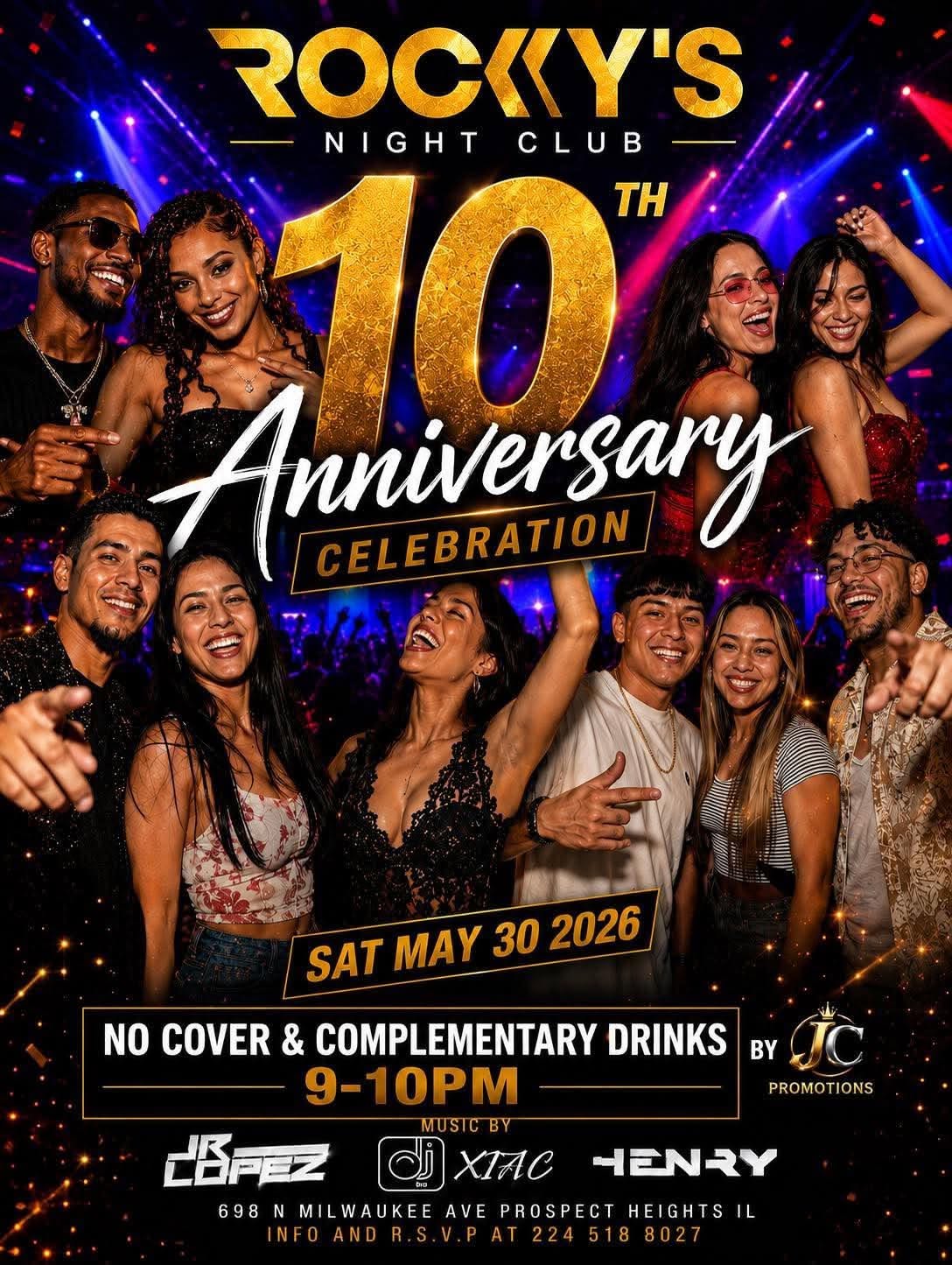 Rocky’s Nightclub 10 Year Anniversary