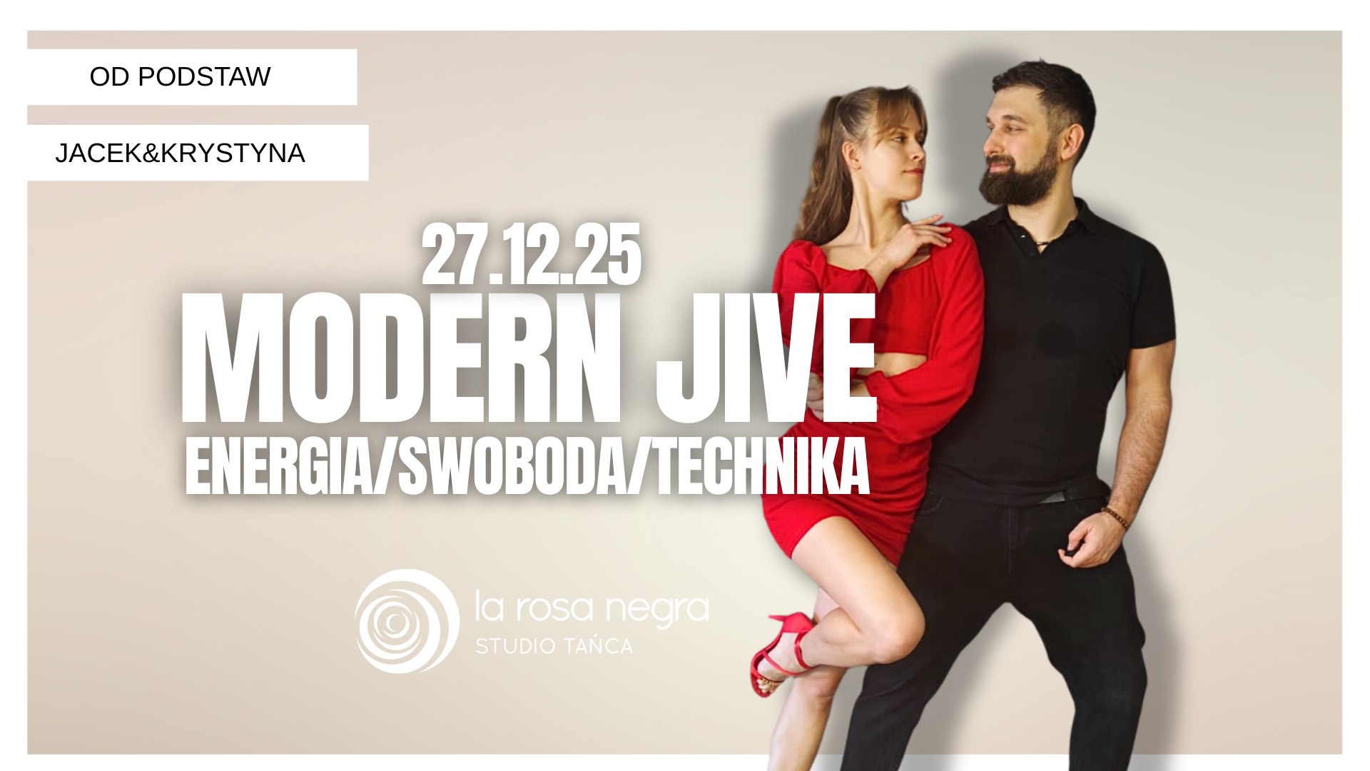 MODERN JIVE- ENERGIA SWOBODA TECHNIKA: zajęcia weekendowe z Jackiem&Krystyną!