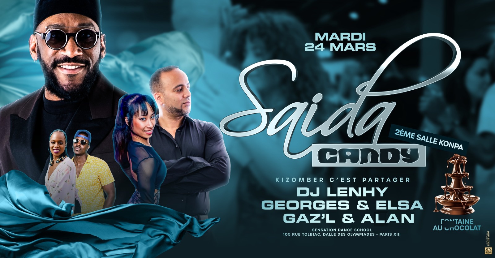 Saida Candy avec 2e salle Konpa