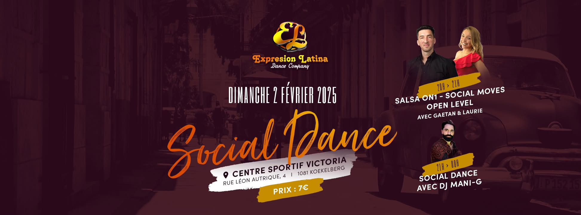 Expresion Latina Social Dance - Février
