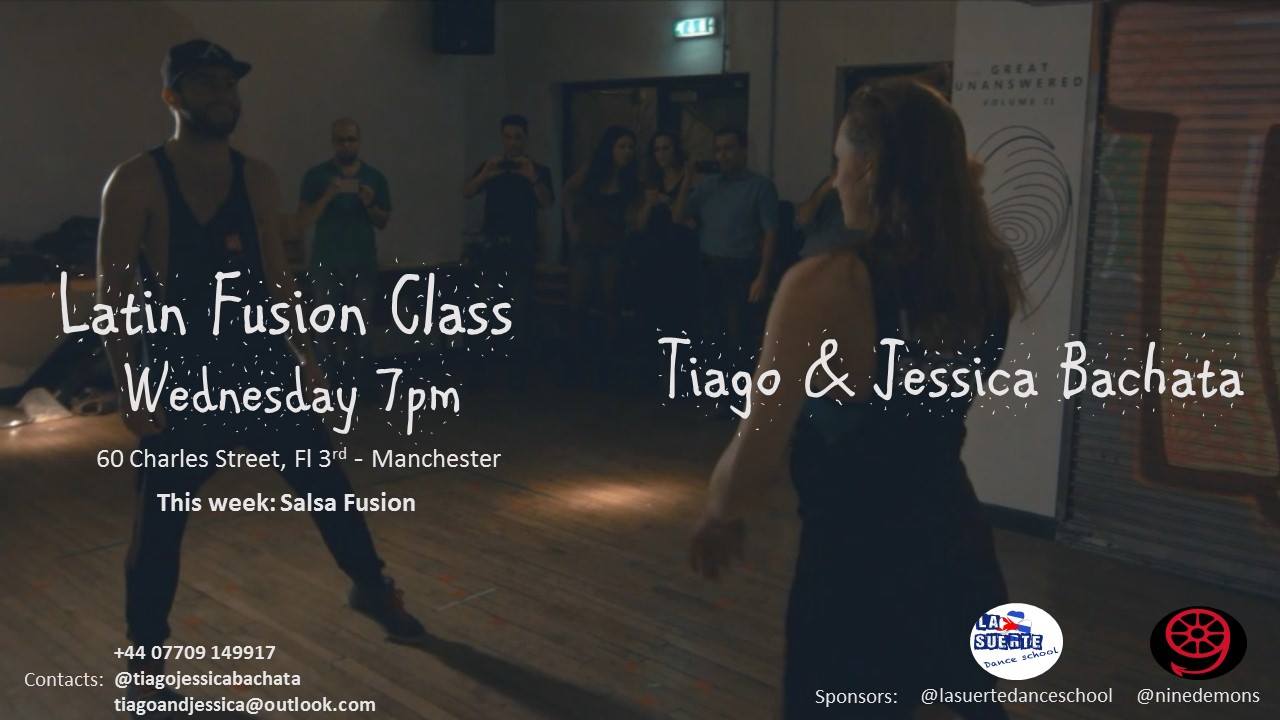 Tiago & Jessica Bachata: Latin Fusion Class