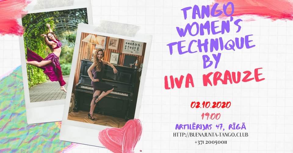 Women's tango techique by Liva Krauze