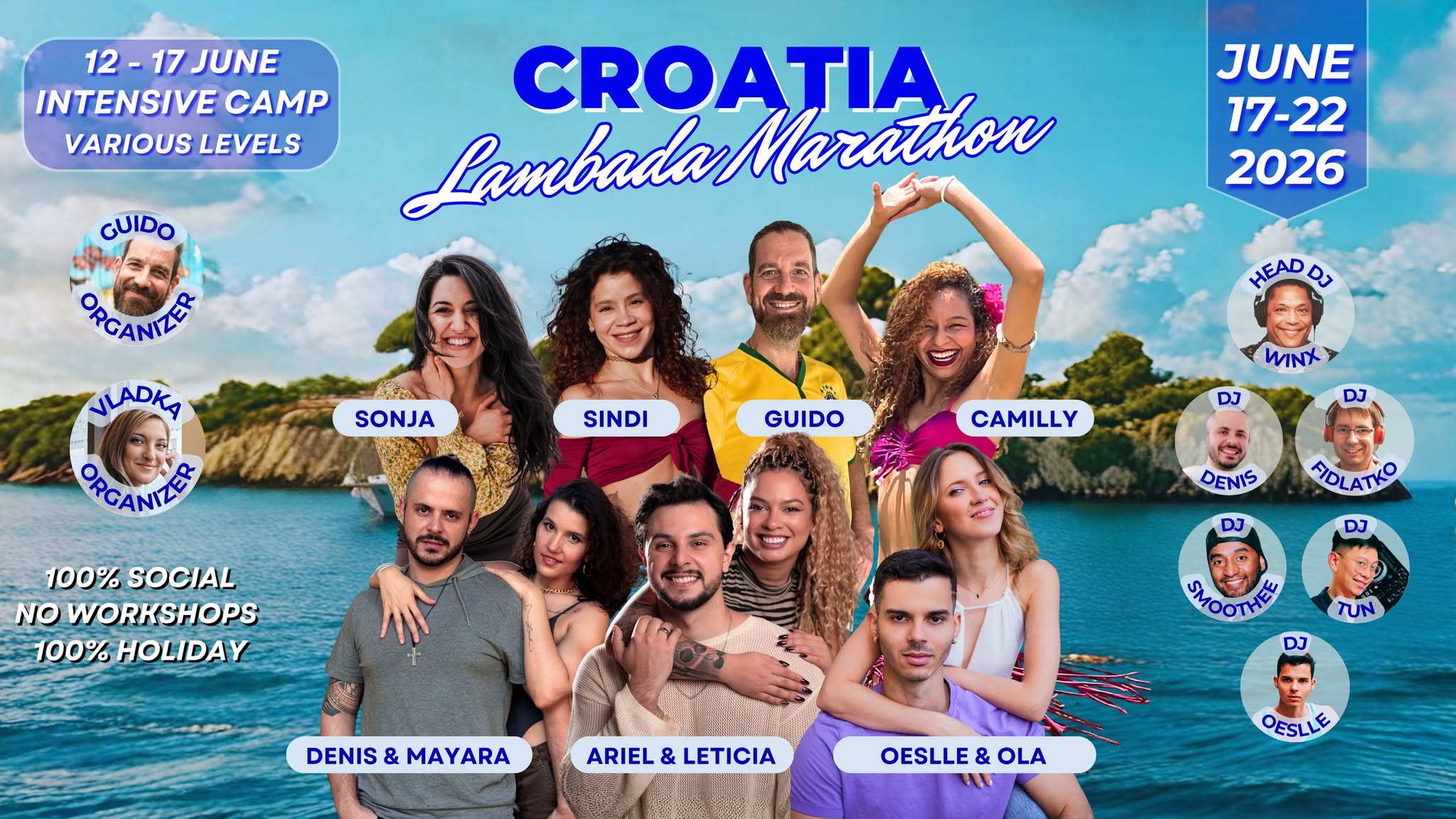 Croatia Lambada Marathon 2026 2nd Edition June 17 22