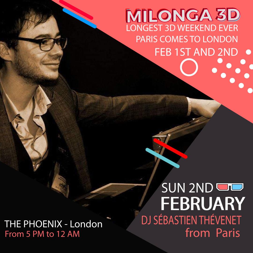 1st 2nd February: 3D Longest Weekend ever! - 12 hours dancing!