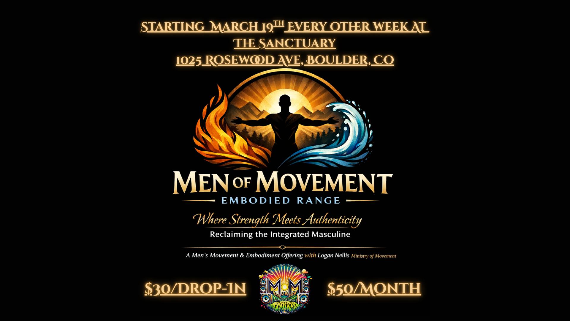 Men of Movement: Embodied Range. A Bi-Weekly Practice Space for Men