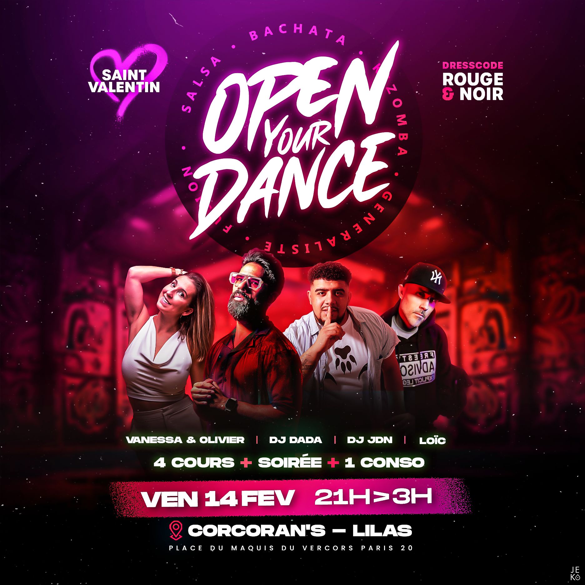 Open Your Dance - Février