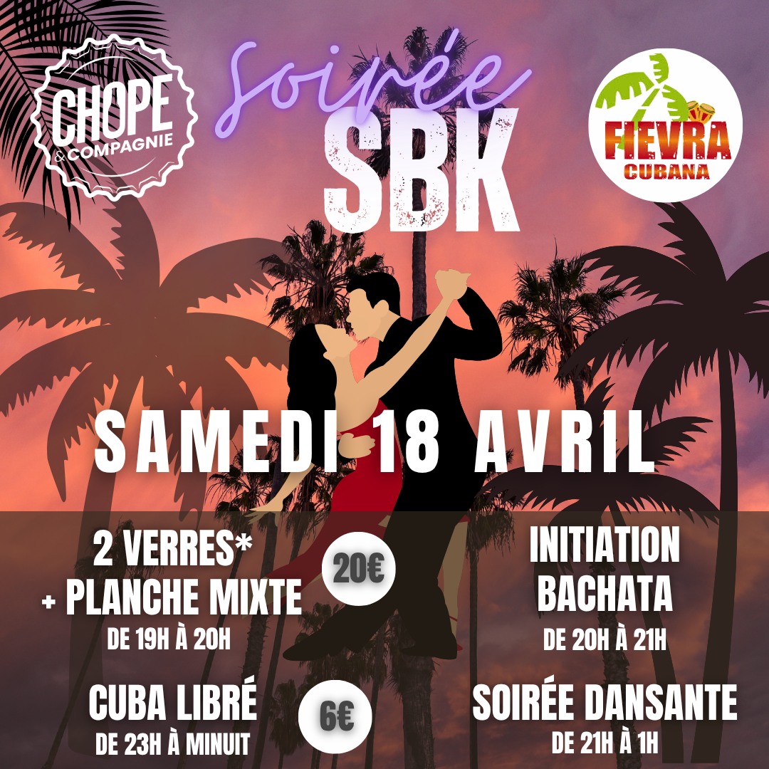 💃 Initiation Bachata & Soirée SBK 🕺
