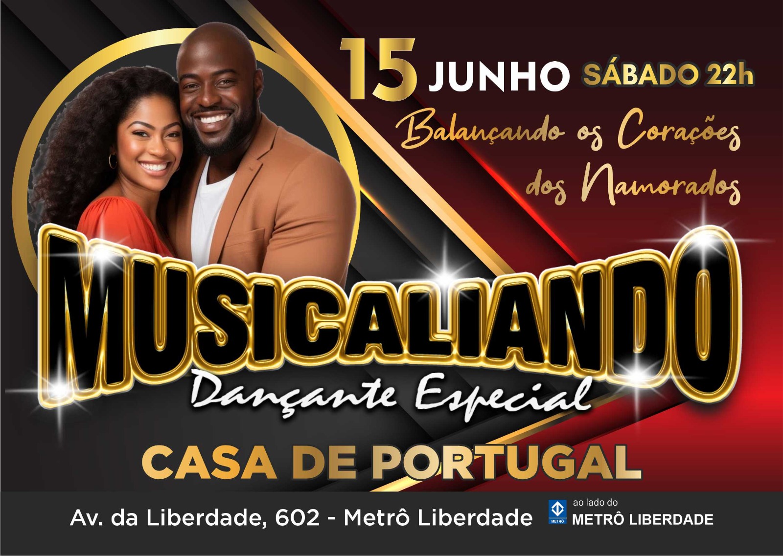 Musicaliando na Casa de Portugal Balançando os Corações dos Namorados