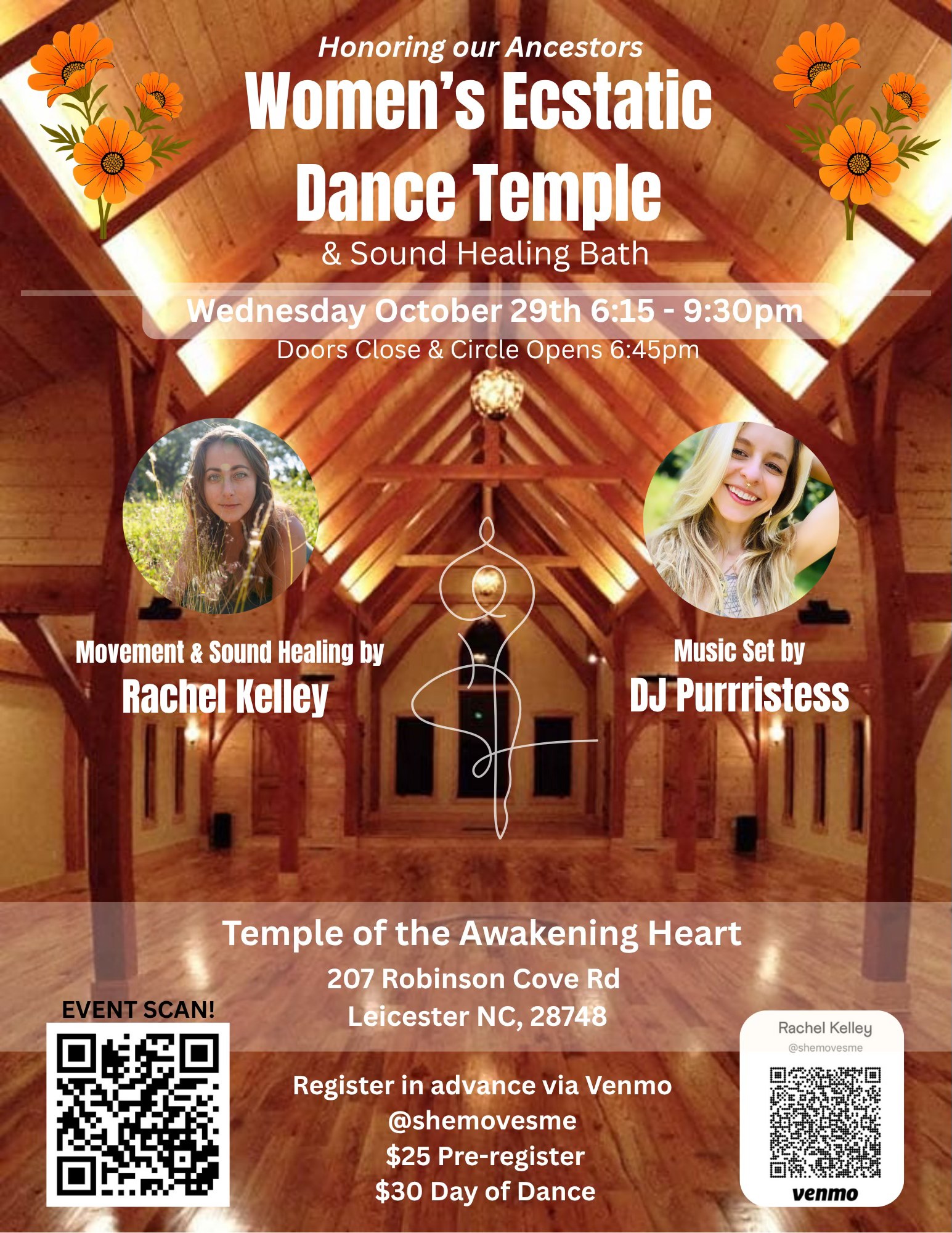 Women's Ecstatic Dance Temple 10.29