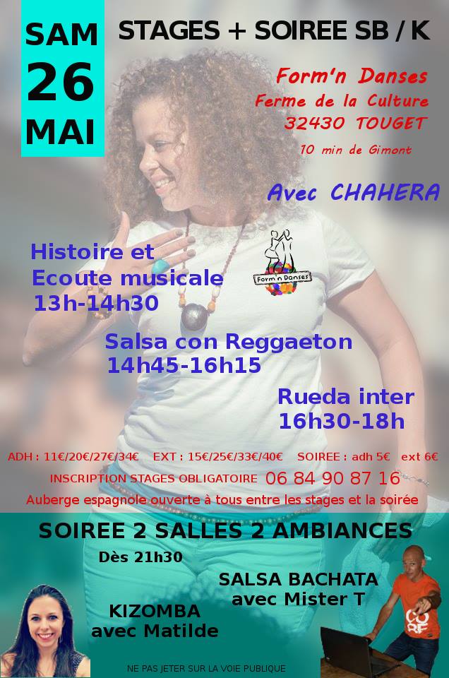 Stages Chahera et soirée SB K!
