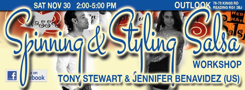 Spinning and Styling Salsa Workshop w Tony Stewart Jennifer Benavidez