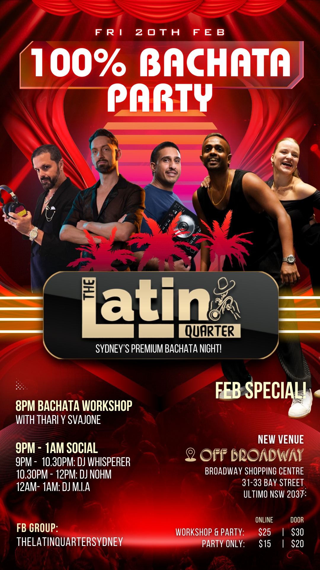 The Latin Quarter 100% Bachata Party - 2026 Feb Edition