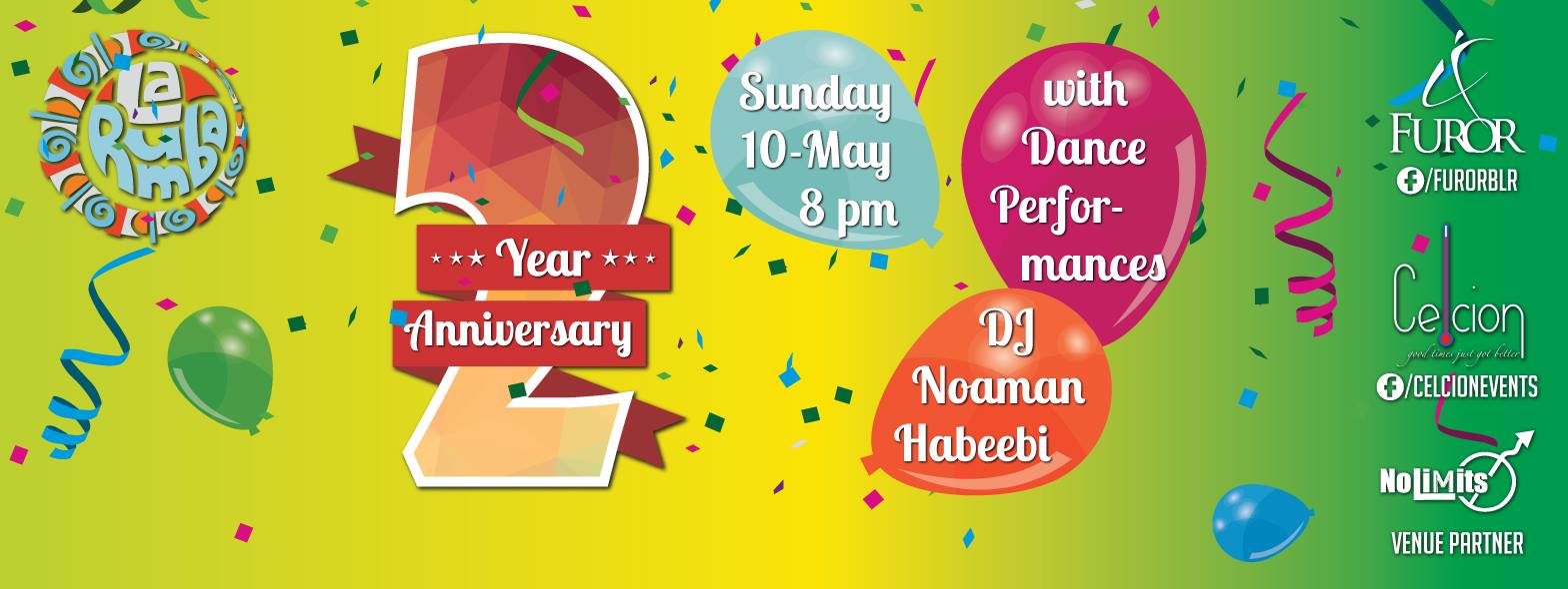 La Rumba - Two Year Anniversary, 10-May