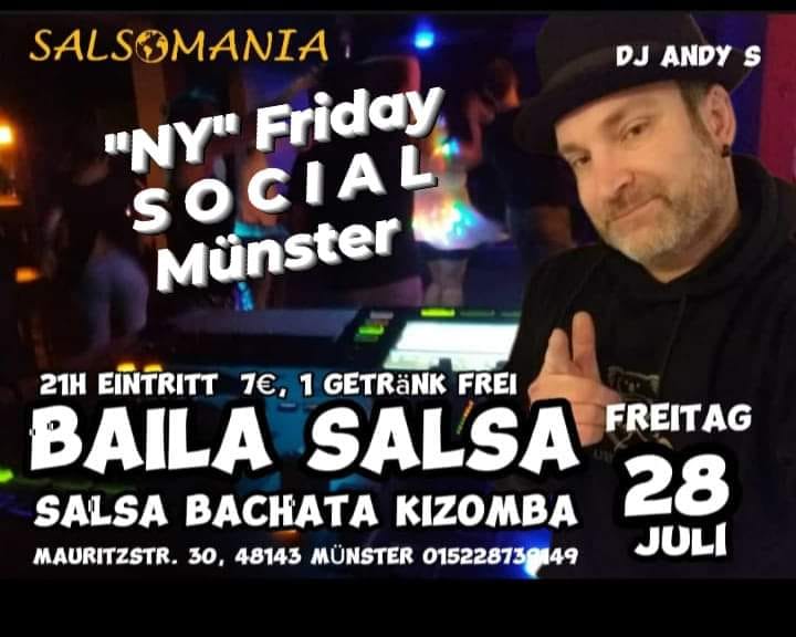 HEUTE ♡ Freitag! • Baila SALSA Social • Salsomania • Münster