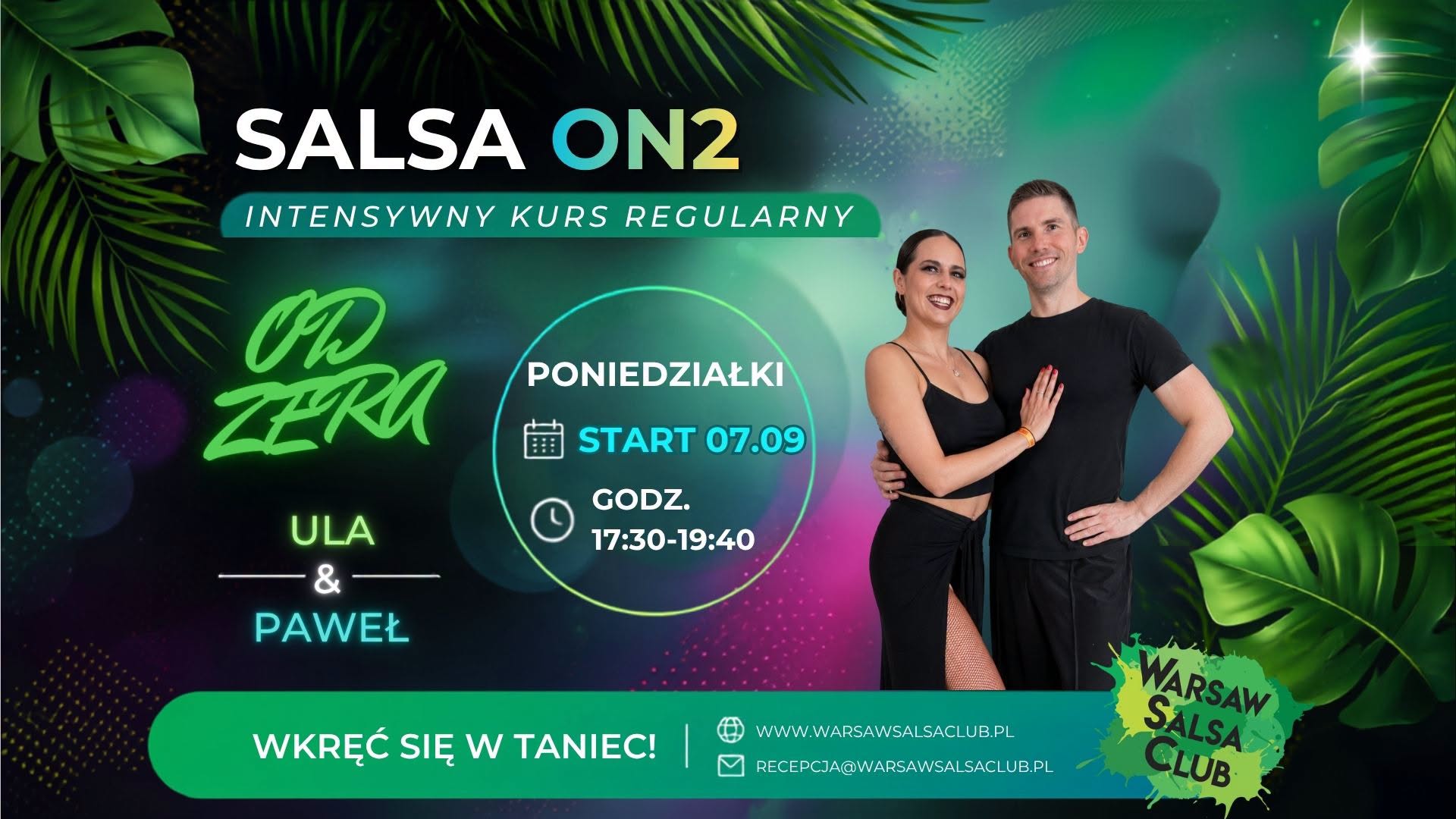 Salsa on2 od podstaw (2h) z Ulą i Pawłem