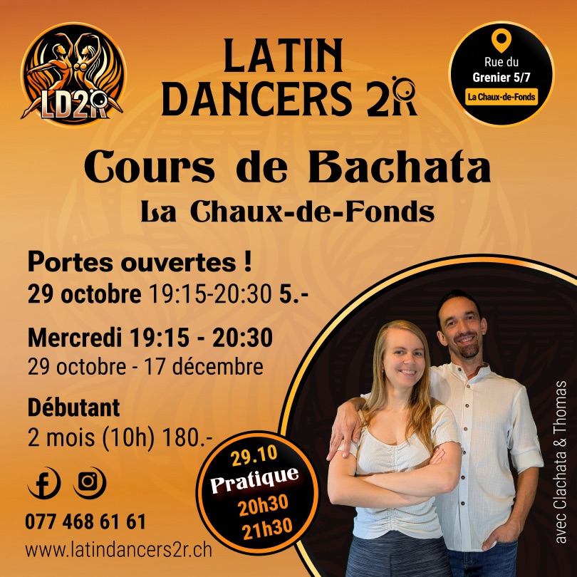 🕺🏾✨ Portes ouvertes Bachata - Latin Dancers 2R ✨💃🏼