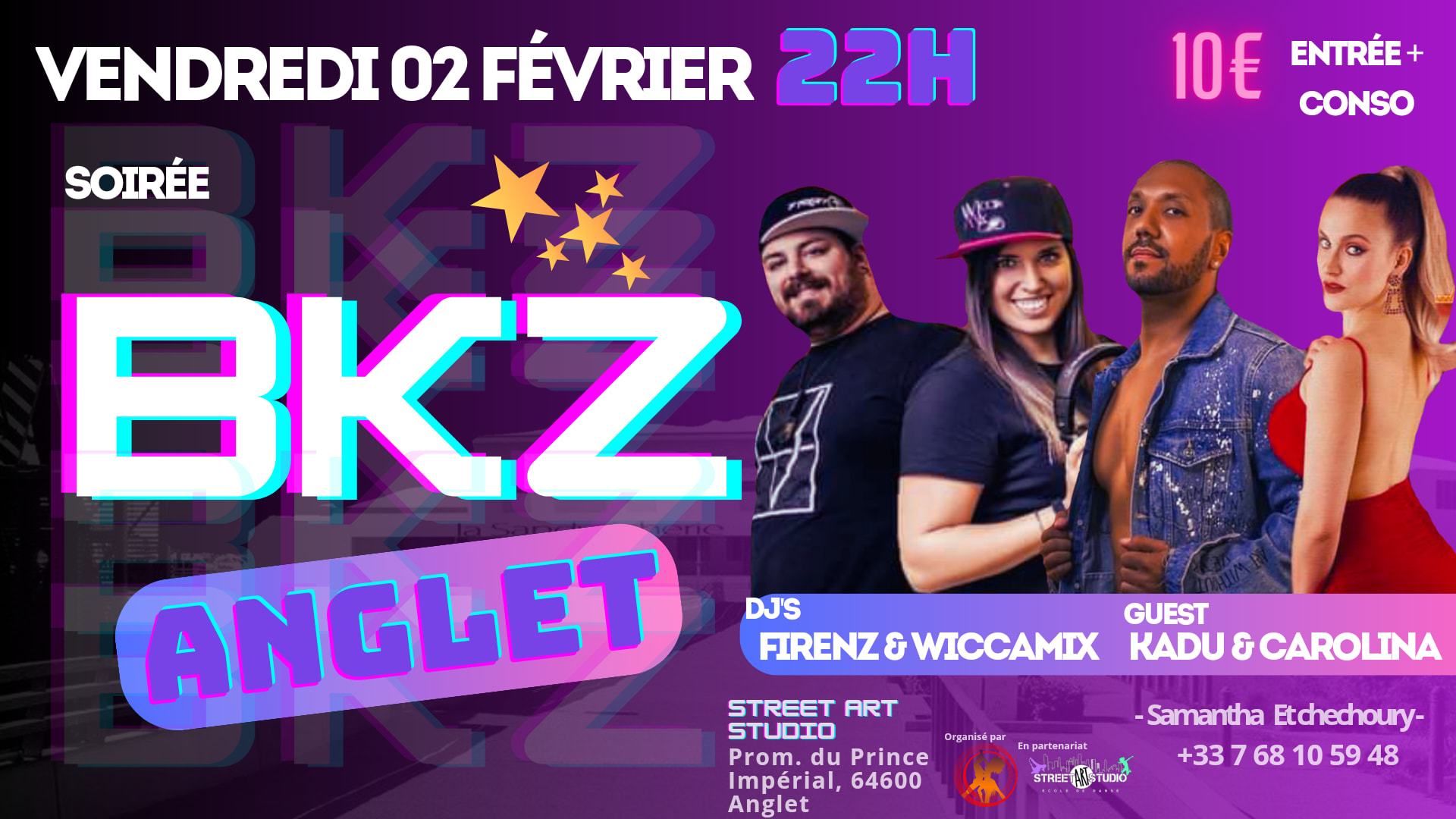 SOIRÉE BKZ - Anglet - Djs FirenZ et Wiccamix