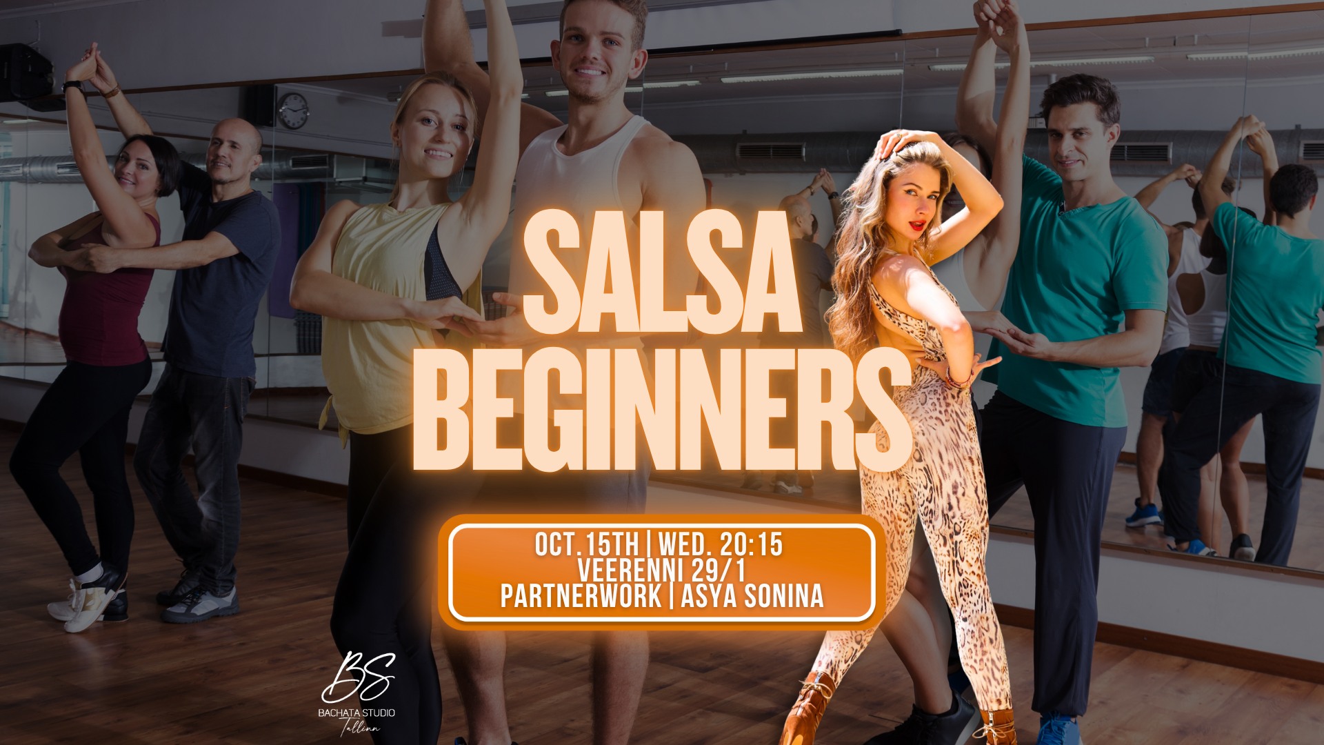 Salsa Beginners Course with Asya Sonina π₯ - October 15th