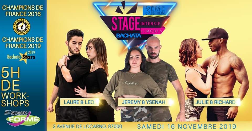 Stage Intensif Bachata Limoges (3ème édition)