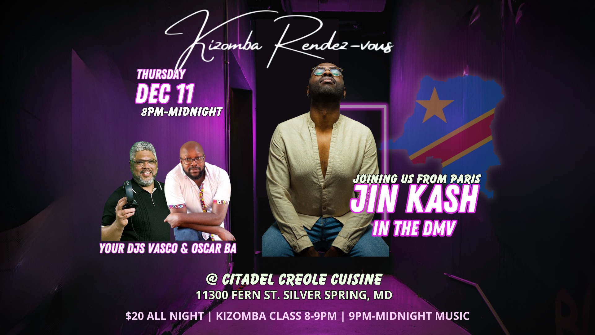Kizomba Rendez-Vous Special Edition ft JIN KASH