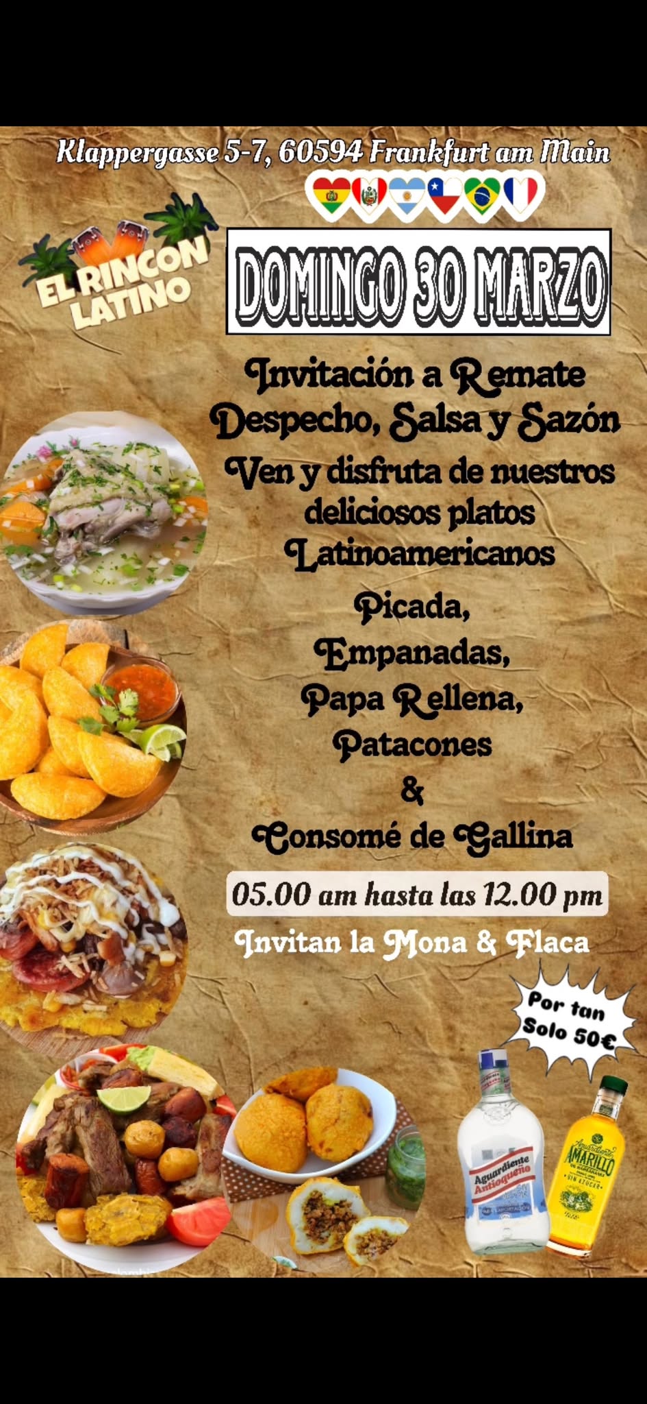 Remate Despecho, Salsa y Sazón