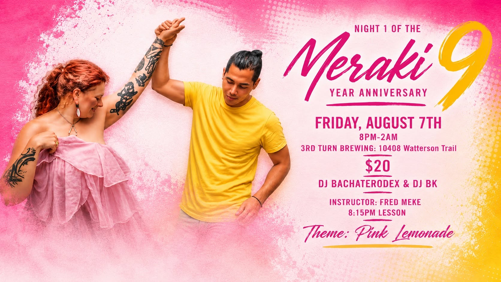 Meraki 9 Year Anniversary - FRIDAY Social