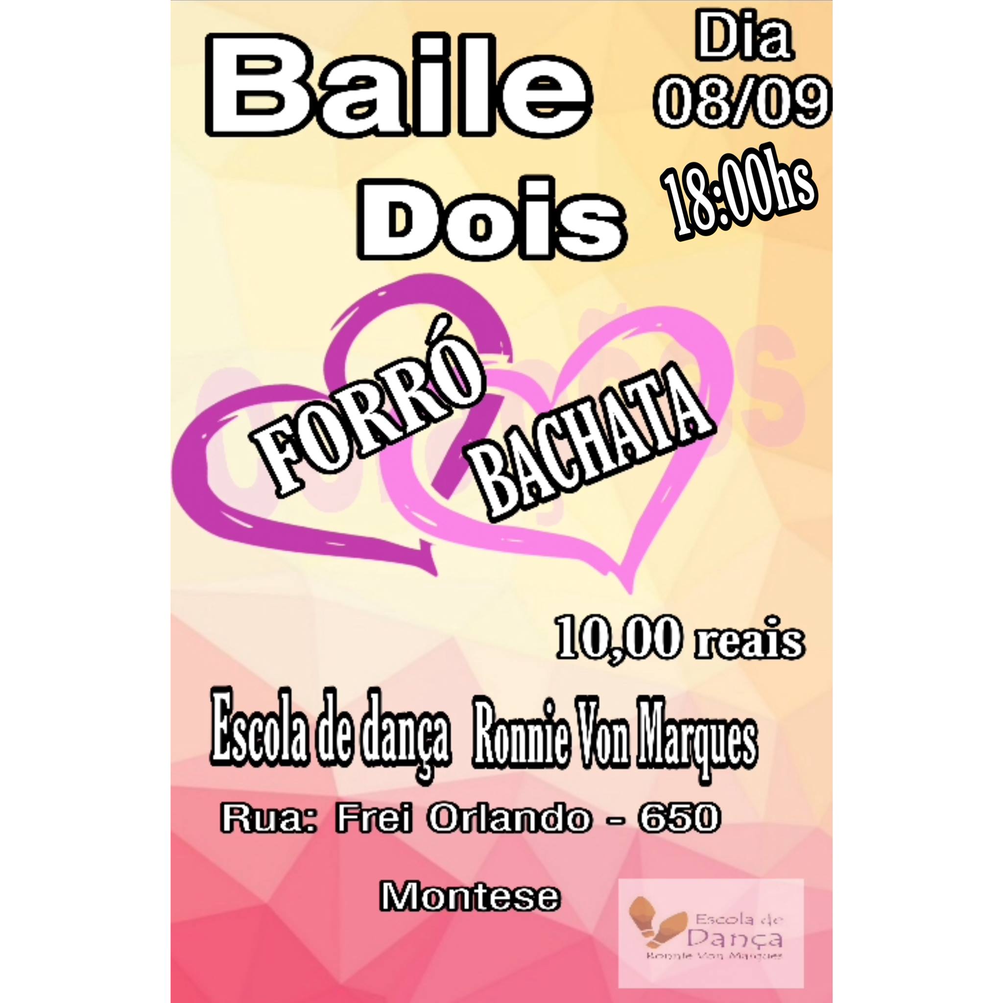 Baile dois corações Bachata Forró