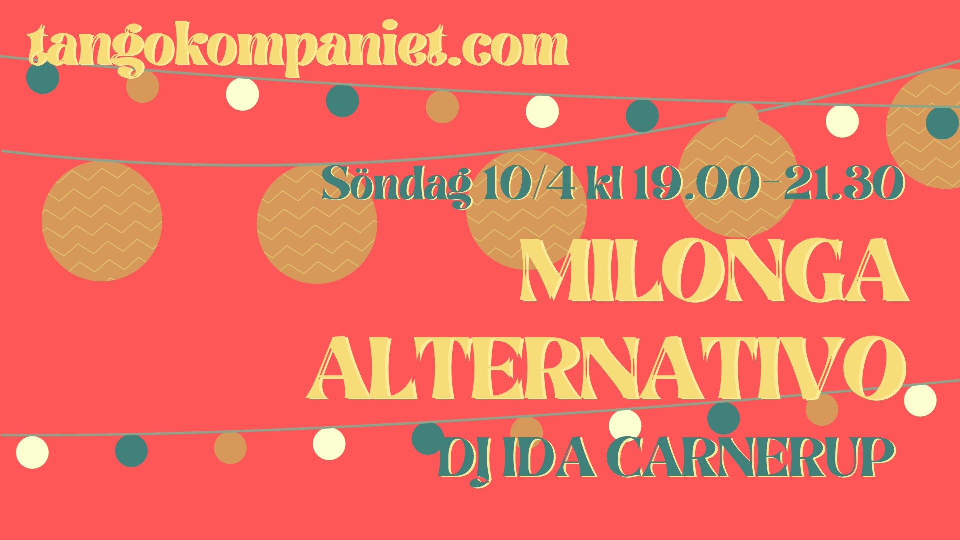 Milonga Alternativo - DJ Ida Carnerup