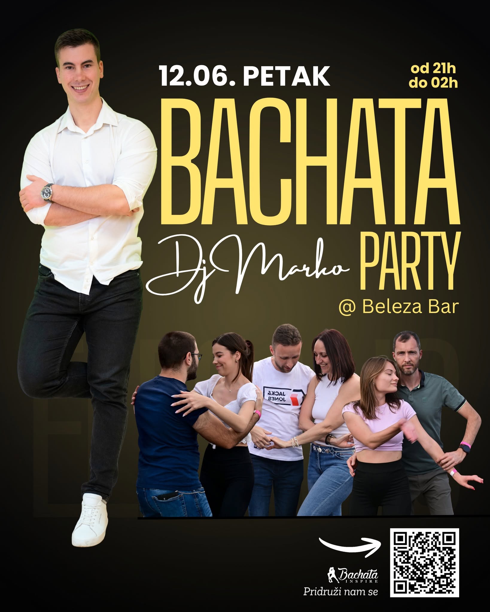 ✅ Bachata Party Petak 12.06. Beleza Bar 🔥