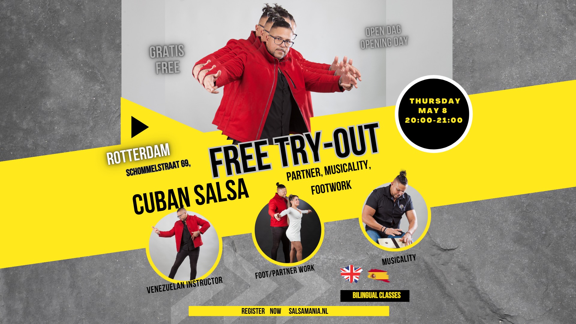 Cuban Salsa Open Dag Free Tryout ( Rotterdam )