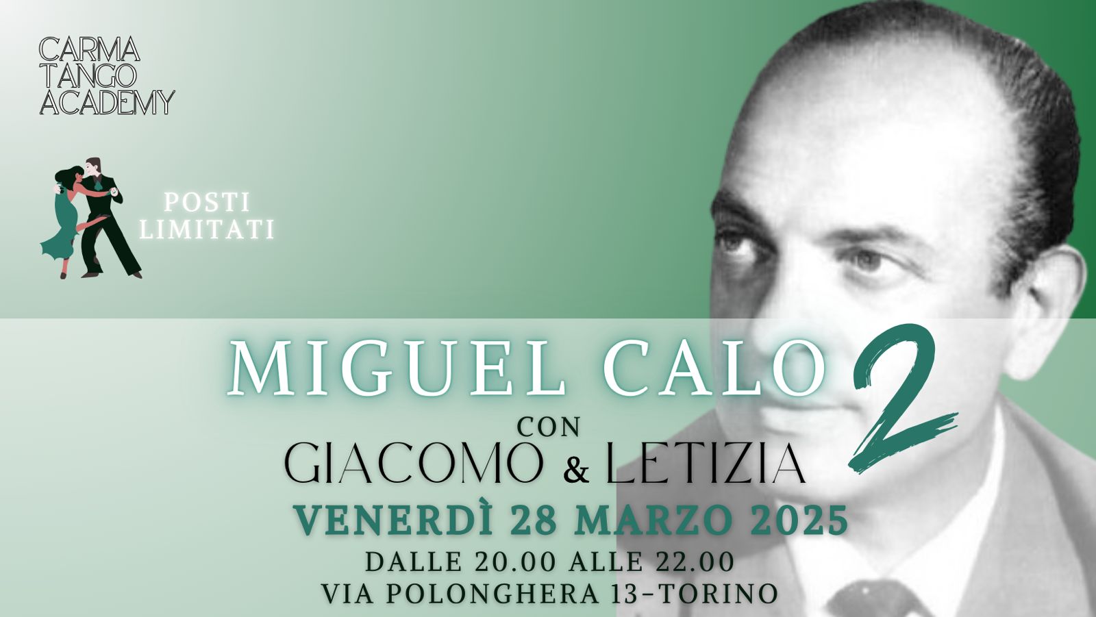 Ballare Miguel Calo' 2 - Stage con Giacomo & Letizia