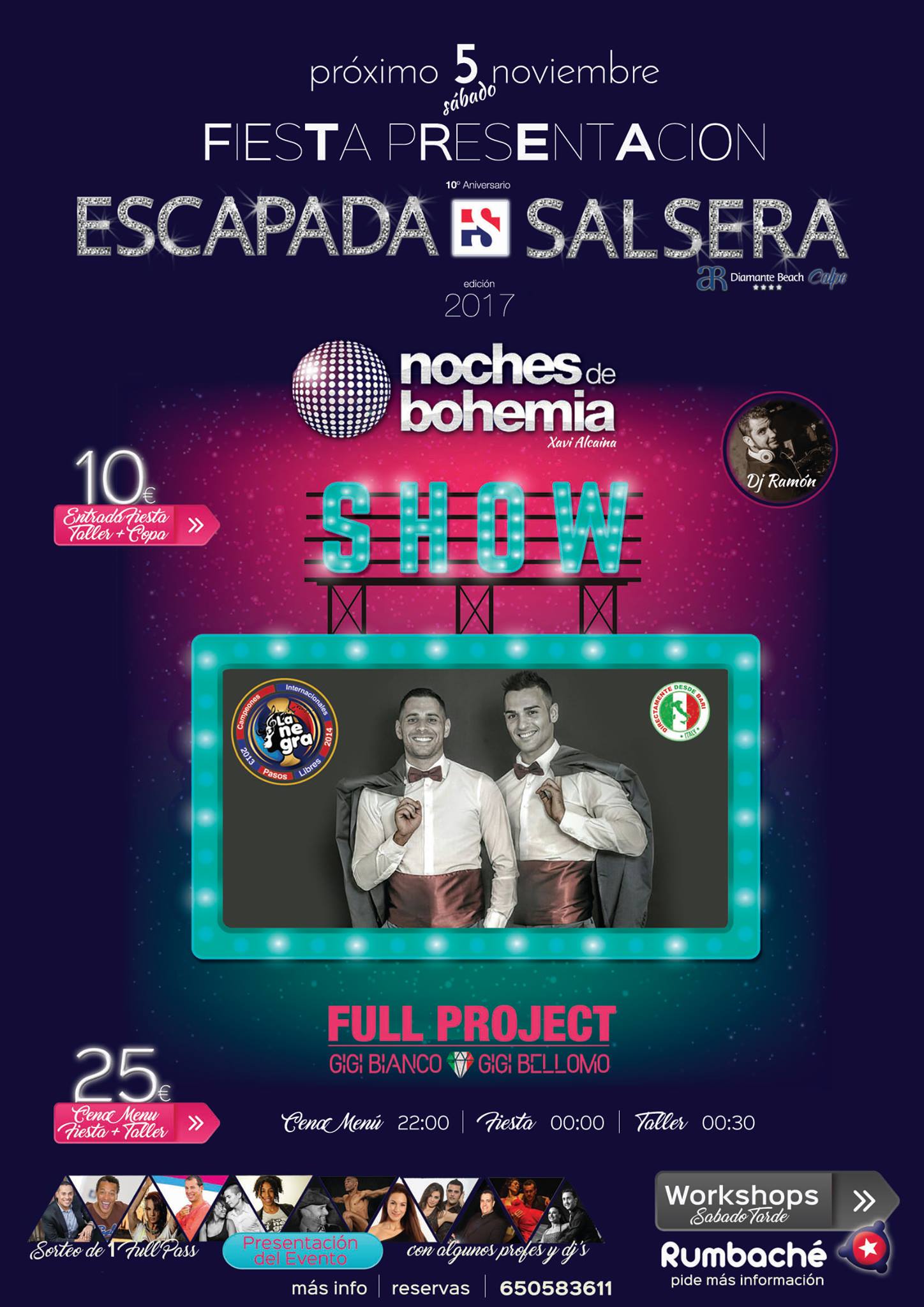 Fiesta Presentacion Escapada Salsera Calpe'17