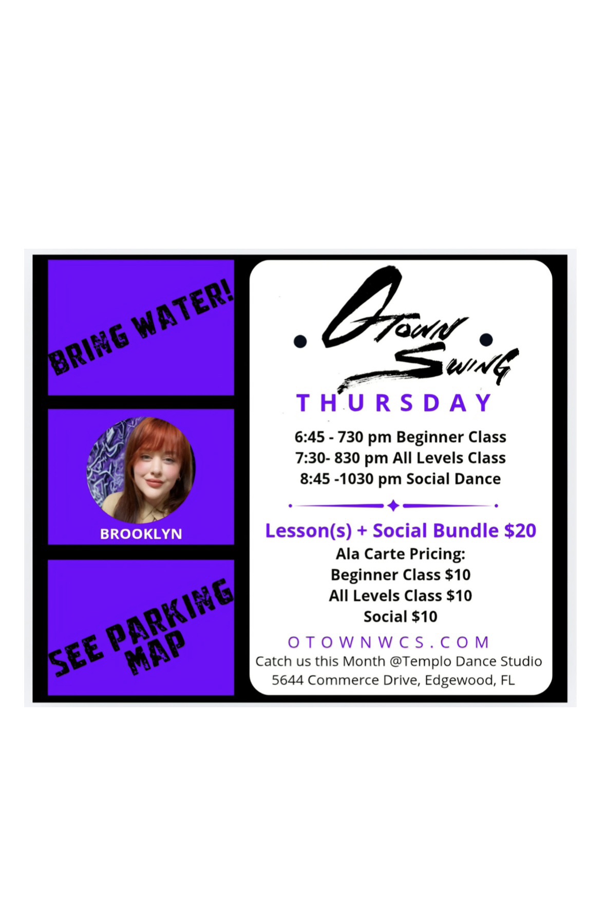 OTown Thursday Night West Coast Swing Class & Social Dance