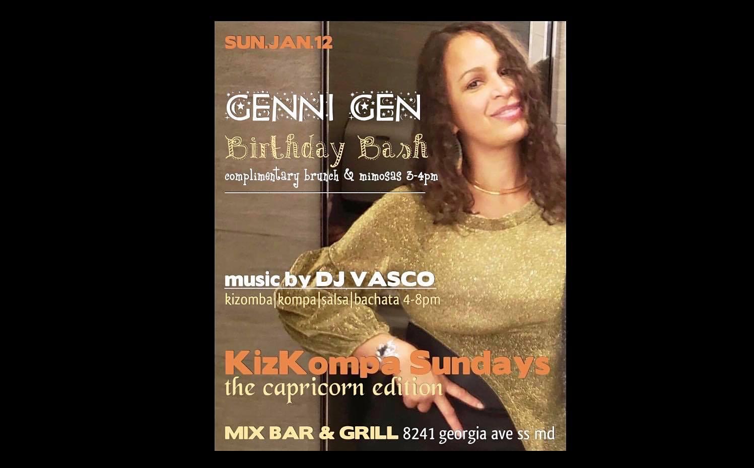 DJ Vasco Returns for KizKompa Sundays Capricorn Birthday Brunch & Day Party