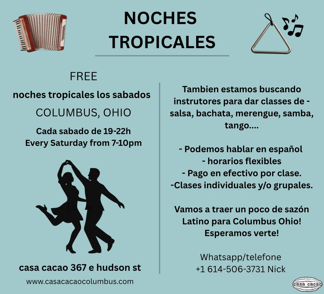 Noches Tropicales every Saturday