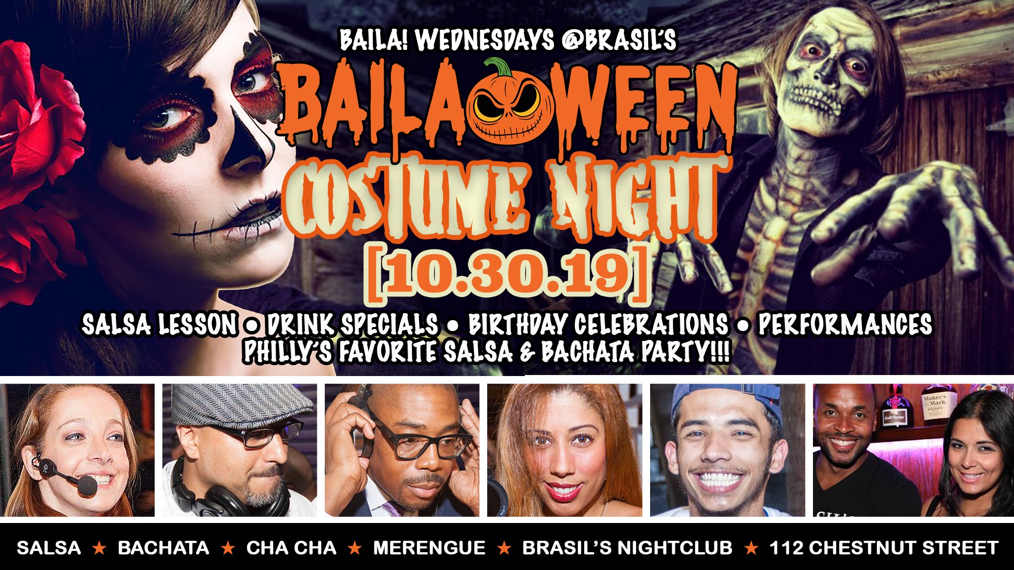 Baila! Wednesdays Costume Night - Bailaween 2019