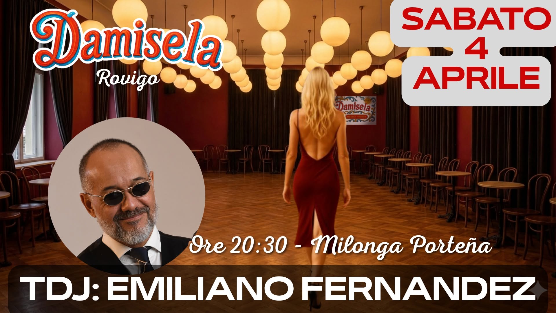 MILONGA PORTEรA, TDJ EMILIANO FERNANDEZ