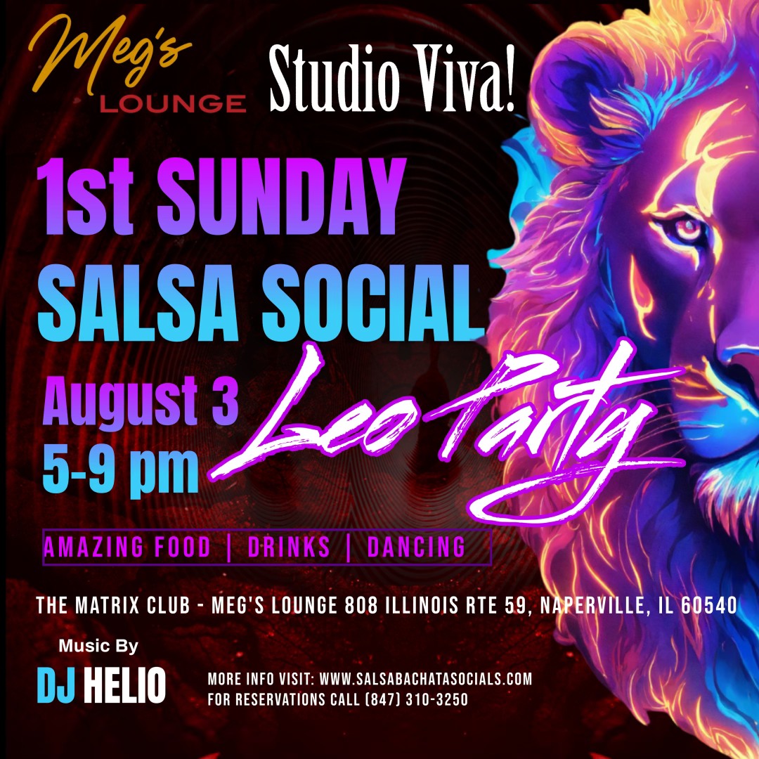 1st Sunday Salsa Social - Leo Party
