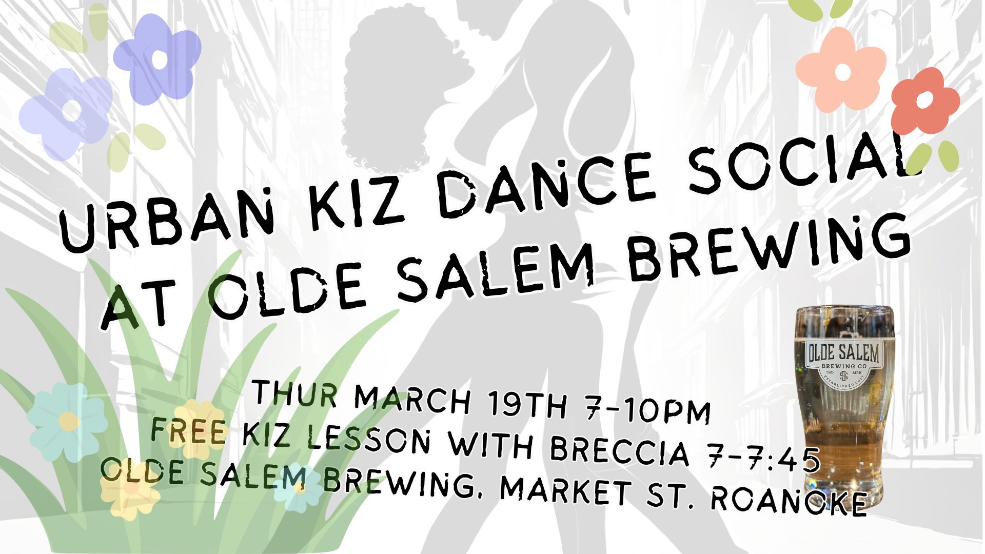 Urban Kiz Dance Social at Olde Salem Brewing - Downtown