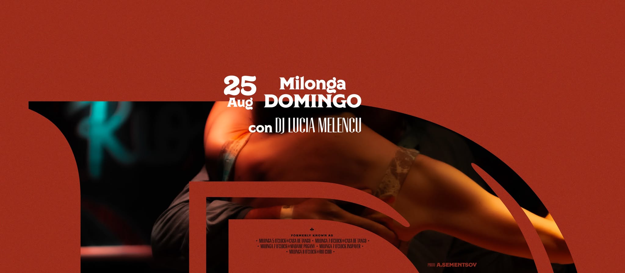 Milonga DOMINGO 25 August