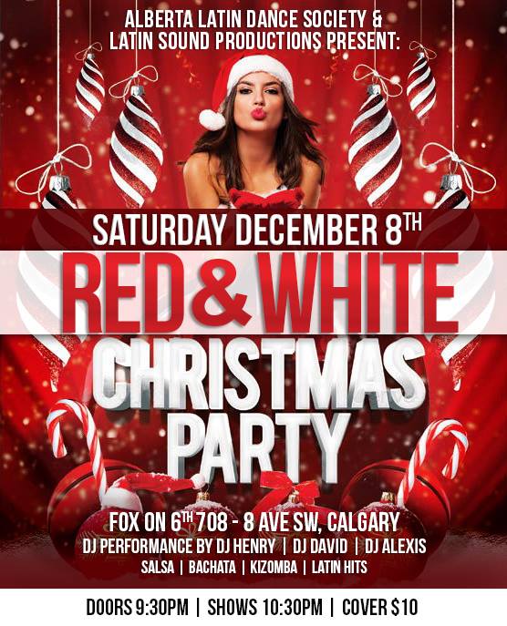 Red & White Latin Christmas Party