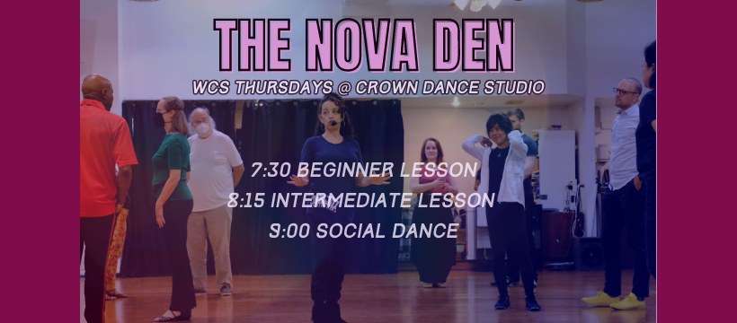 THE NOVA DEN- West Coast Swing Thursdays